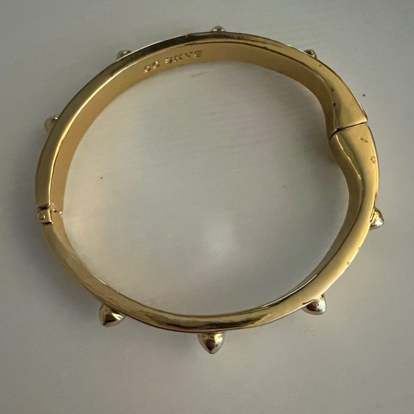 CC Skye Gold Plates Mini Spike Bangle - Picture 2 of 6
